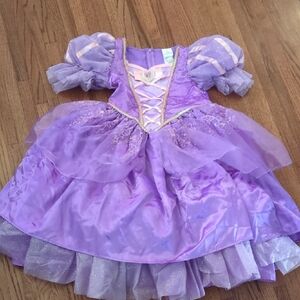 Disney  Princess Rapunzel dress Costume for girls Kids Size 7/8 NNT
